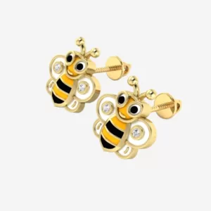 best honey bee kids earrings design