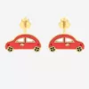 red car kids earrings