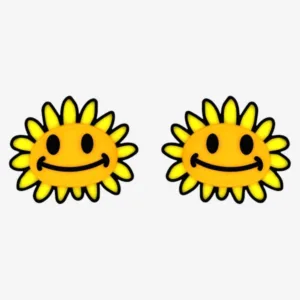 sunflower kids earrings design